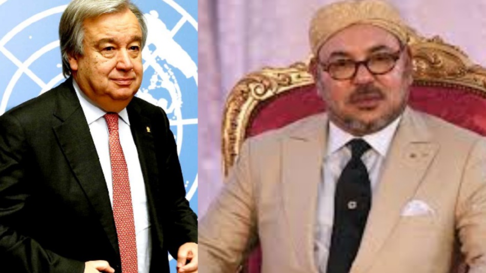 الملك محمد السادس يجري مباحثات هاتفية مع غوتيريش الملك محمد السادس يجري مباحثات هاتفية مع غوتيريش