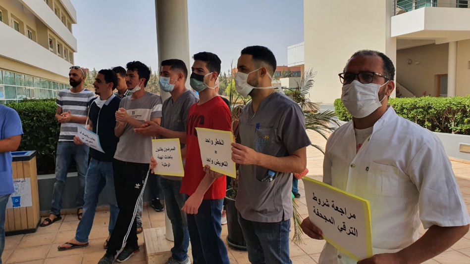 حوالي 9000 معطل من الممرضين وتقنيي الصحة والوزارة تتفرج على انهيار المستشفيات حوالي 9000 معطل من الممرضين وتقنيي الصحة والوزارة تتفرج على انهيار المستشفيات