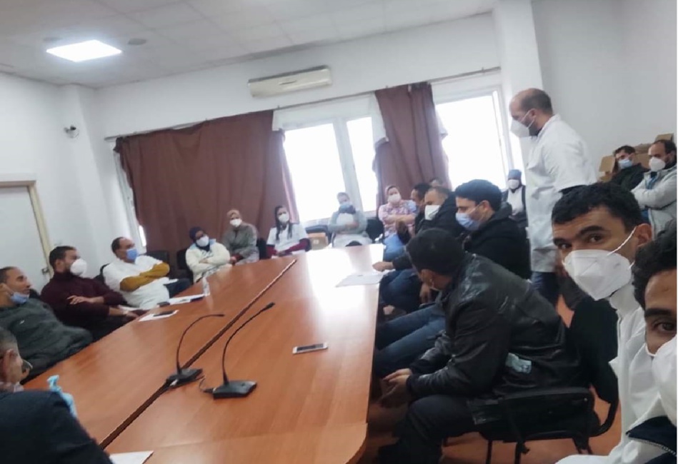 الجامعة الوطنية للصحة تعلن انتخاب المكتب النقابي لمستشفى الأطفال بالرباط الجامعة الوطنية للصحة تعلن انتخاب المكتب النقابي لمستشفى الأطفال بالرباط