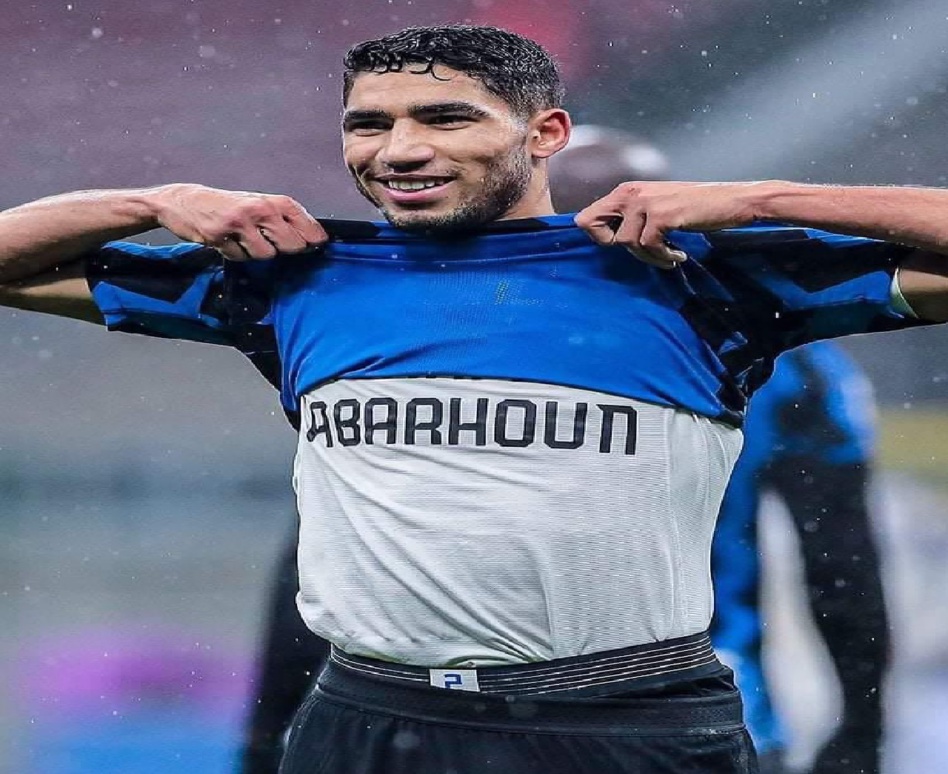 «أشرف حكيمي» يهدي هدفيه مع «الإنتر» لروح الراحل «أبرهون» «أشرف حكيمي» يهدي هدفيه مع «الإنتر» لروح الراحل «أبرهون»