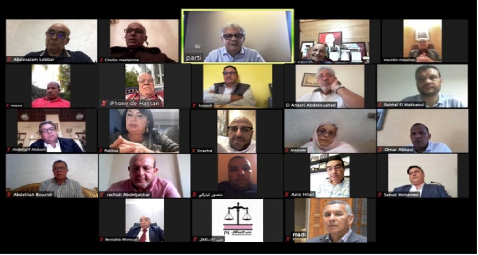 اللجنة التنفيذية لحزب الاستقلال تتدارس التطورات السياسية ببلادنا وتندد بشدة بالحملة المسعورة التي تقودها قوى الحقد والشر بالجزائر اللجنة التنفيذية لحزب الاستقلال تتدارس التطورات السياسية ببلادنا وتندد بشدة بالحملة المسعورة التي تقودها قوى الحقد والشر بالجزائر