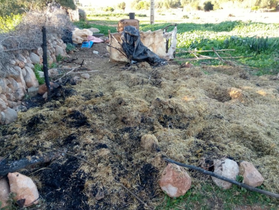 مجهولون يضرمون النار في أملاك الغير ضواحي أزيلال مجهولون يضرمون النار في أملاك الغير ضواحي أزيلال