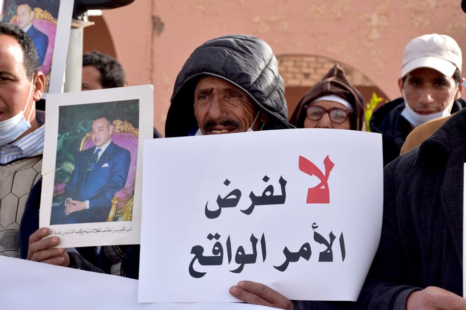 سلاليو آيت بولمان بزاكورة يرفضون سلب أرضهم بطرق ملتوية سلاليو آيت بولمان بزاكورة يرفضون سلب أرضهم بطرق ملتوية