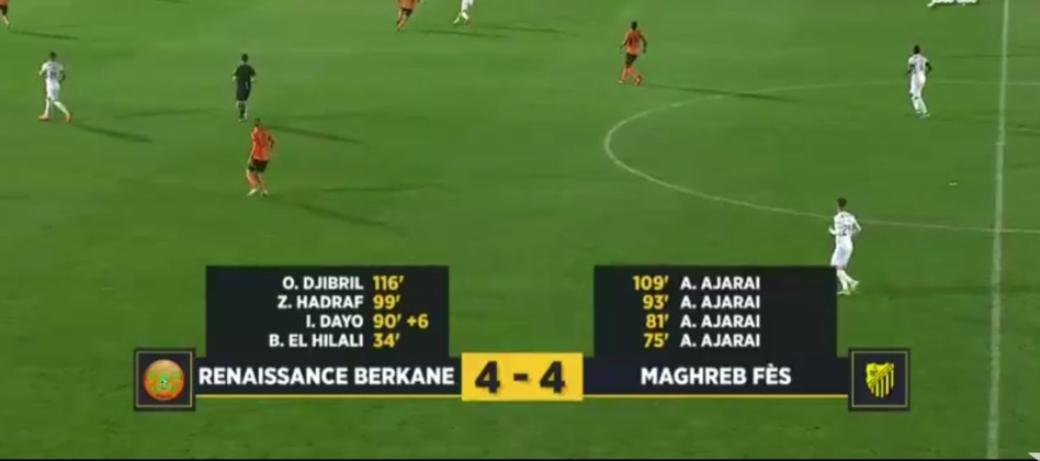 علاء الدين جراي والبورقادي يطيحان بنهضة بركان من كأس العرش في مباراة جنونية