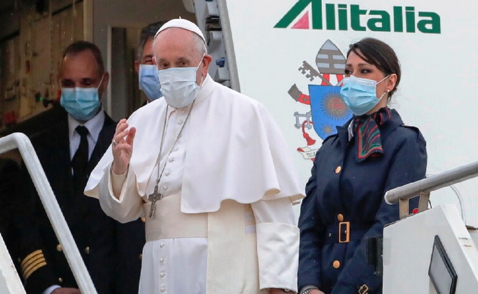 البابا فرانسيس يبدأ زيارة تاريخية إلى العراق البابا فرانسيس يبدأ زيارة تاريخية إلى العراق