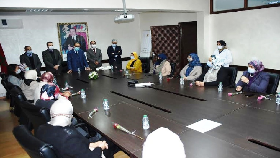 حفل تكريم نساء مؤسسة الحسن الثاني للنهوض بالأعمال الاجتماعية لفائدة العاملين بالقطاع العمومي للصحة بمناسبة 8 مارس 2021 حفل تكريم نساء مؤسسة الحسن الثاني للنهوض بالأعمال الاجتماعية لفائدة العاملين بالقطاع العمومي للصحة بمناسبة 8 مارس 2021