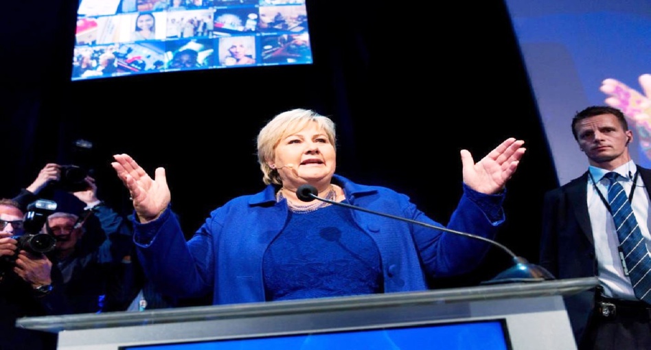 الشرطة تغرم رئيسة الوزراء النرويجية مبلغ ضخم لهذا السبب.. الشرطة تغرم رئيسة الوزراء النرويجية مبلغ ضخم لهذا السبب..