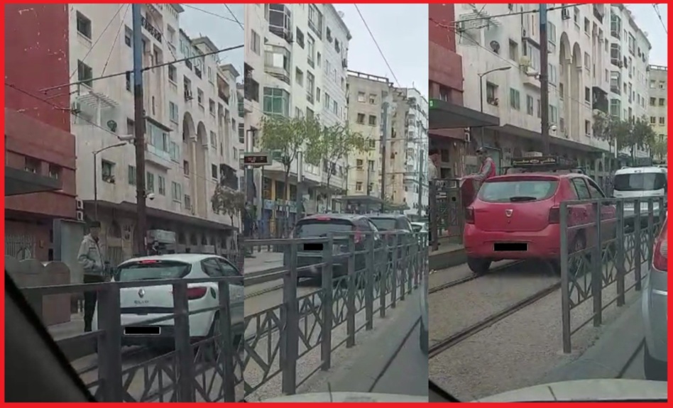 أمن البيضاء يعتقل أبطال فيديو سيارات تسير فوق سكة الطرامواي أمن البيضاء يعتقل أبطال فيديو سيارات تسير فوق سكة الطرامواي