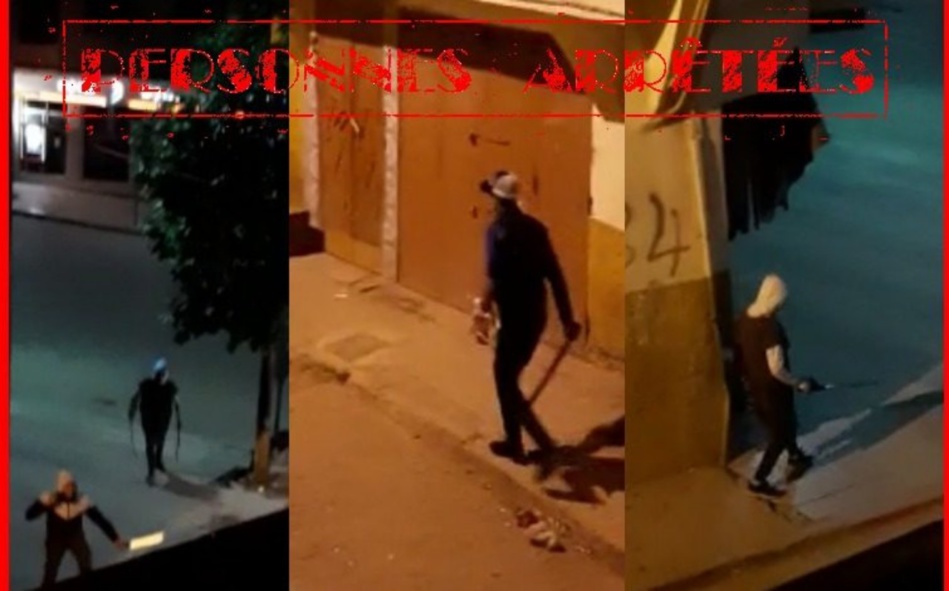 فيديو يوثق أشخاصا مدججين بأسلحة بيضاء يستنفر شرطة الحاجب فيديو يوثق أشخاصا مدججين بأسلحة بيضاء يستنفر شرطة الحاجب