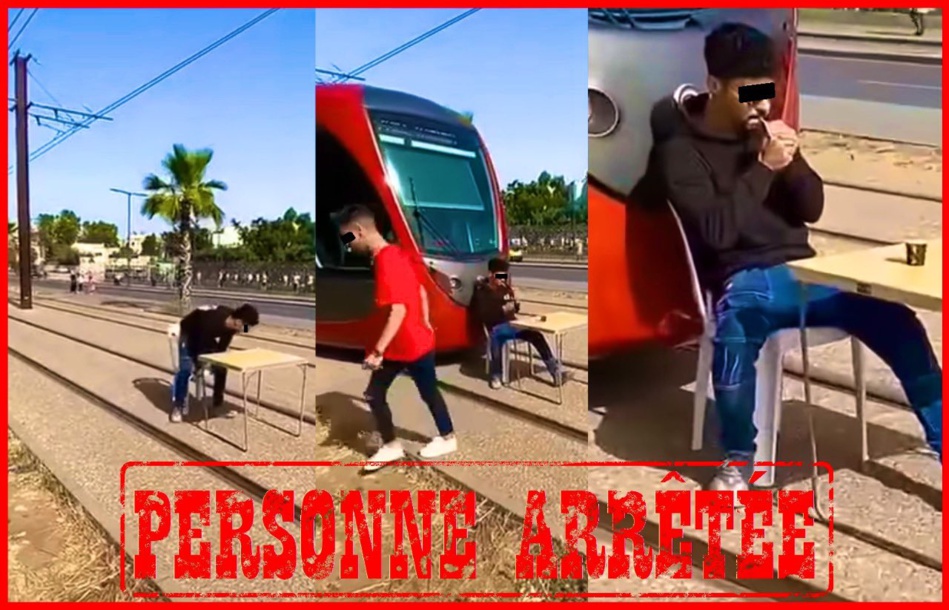 البيضاء.. توقيف شاب يظهر في مقطع فيديو يعرقل سير الطرام البيضاء.. توقيف شاب يظهر في مقطع فيديو يعرقل سير الطرام