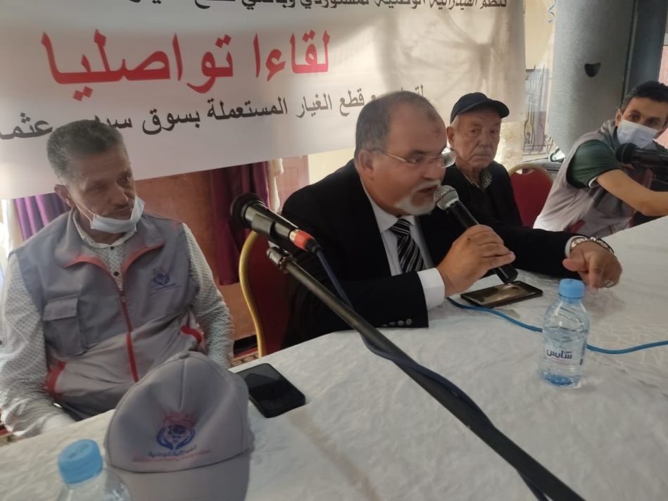 رئيس الاتحاد العام للمقاولات والمهن يقوم بزيارة ميدانية لسوق بيع قطاع الغيار المستعمل (لافيراي السالمية) رئيس الاتحاد العام للمقاولات والمهن يقوم بزيارة ميدانية لسوق بيع قطاع الغيار المستعمل (لافيراي السالمية)