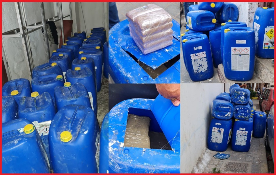 أمن البيضاء يحبط عملية تهريب أزيد من نصف طن من المخدرات أمن البيضاء يحبط عملية تهريب أزيد من نصف طن من المخدرات