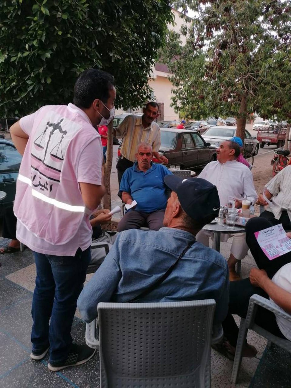 بالصور.. حزب الاستقلال بوجدة يقود حملة انتخابية منظمة وأنيقة