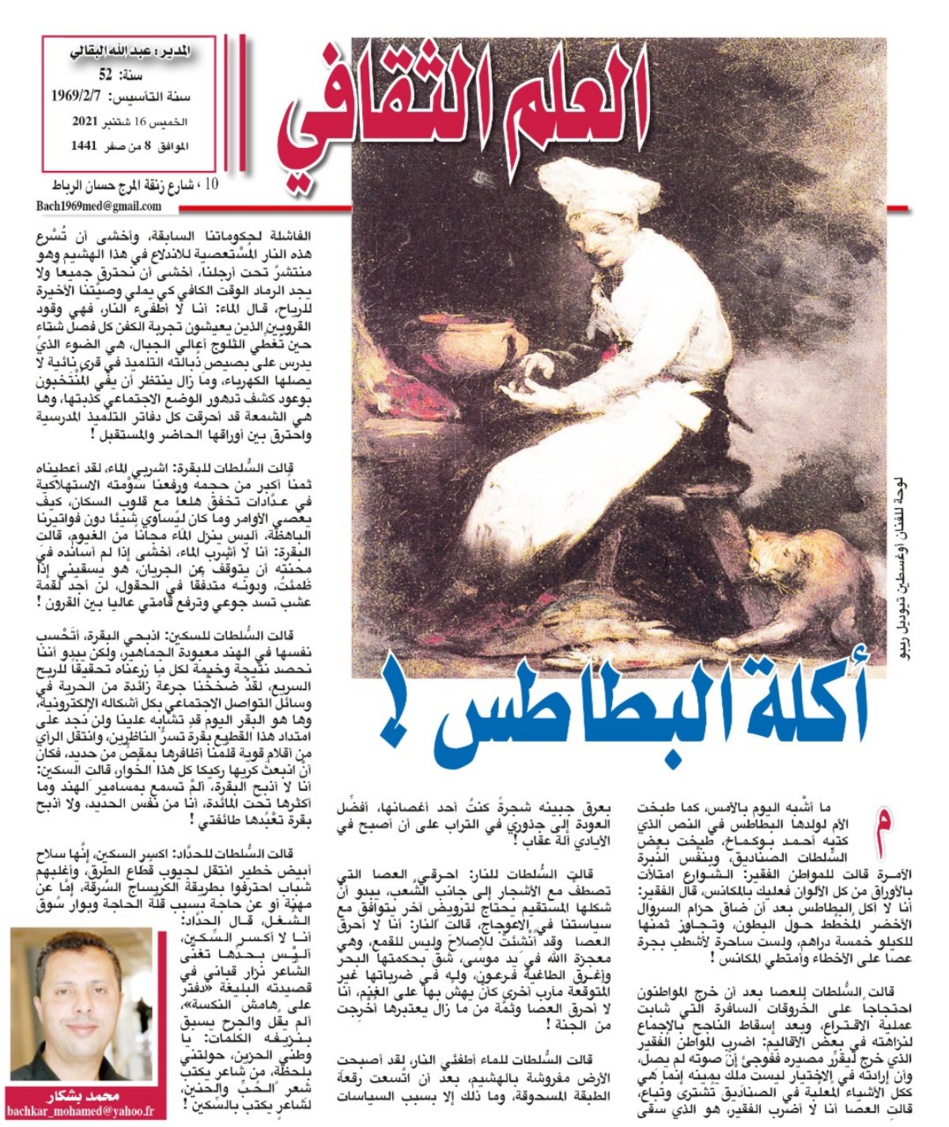أكلة البطاطس !