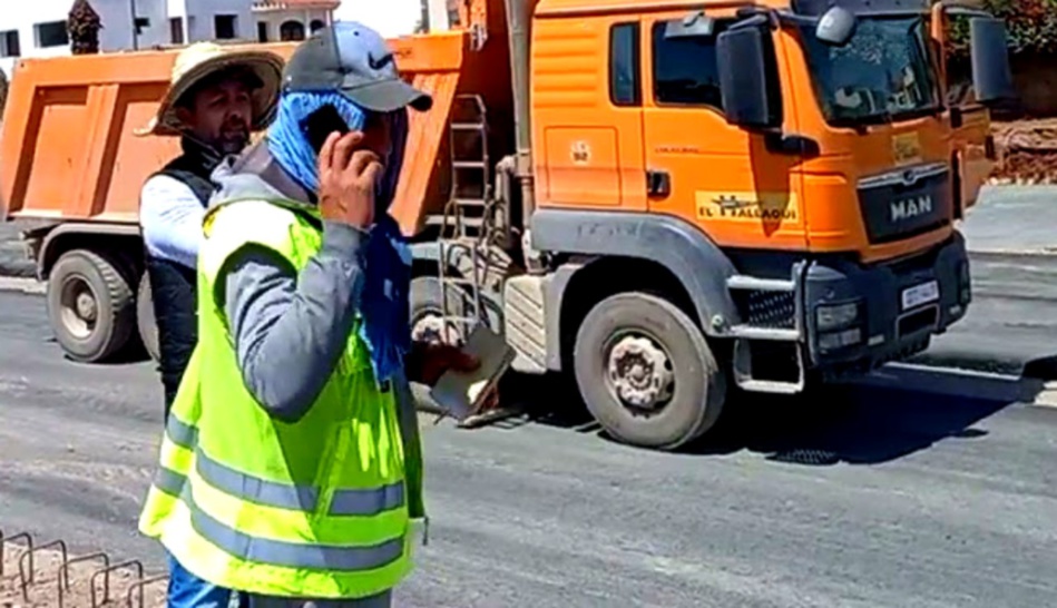 البدء في أشغال إنجاز ممر تحت أرضي البدء في أشغال إنجاز ممر تحت أرضي 