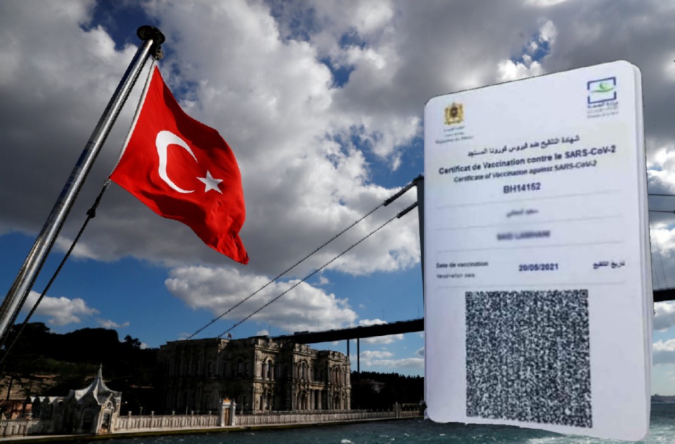 تركيا تعترف رسميا بالجواز الصحي المغربي تركيا تعترف رسميا بالجواز الصحي المغربي