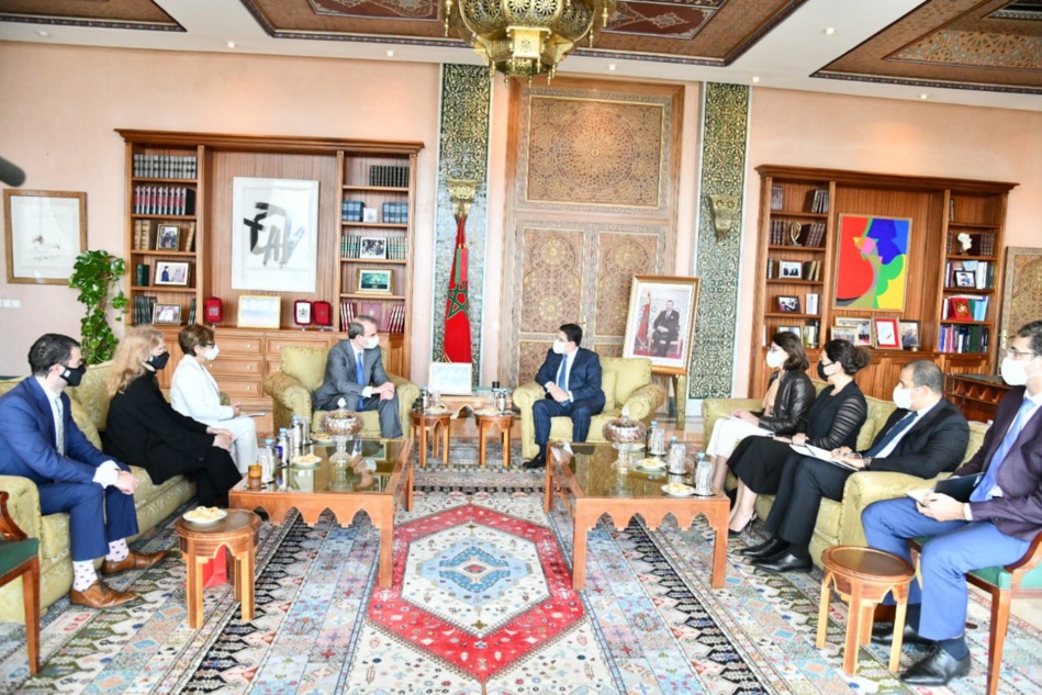 السيد بوريطة يستقبل وفدا عن اللجنة اليهودية الأمريكية السيد بوريطة يستقبل وفدا عن اللجنة اليهودية الأمريكية