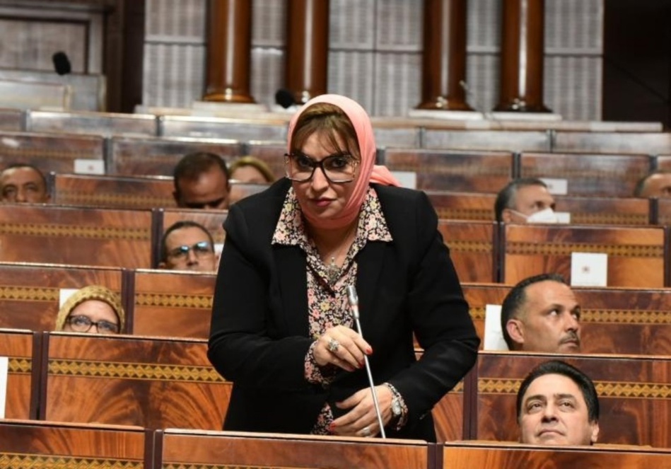 النائبة البرلمانية فاطمة بنعزة النائبة البرلمانية فاطمة بنعزة