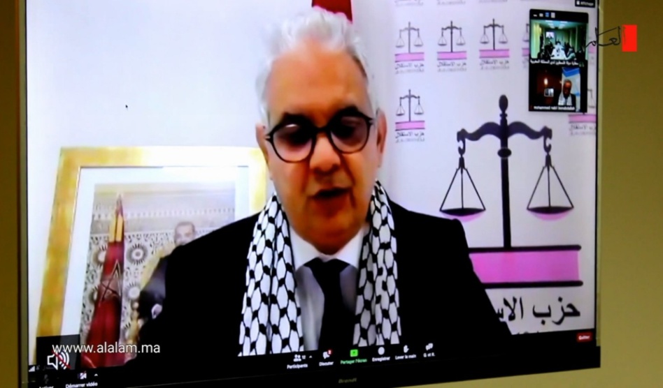 الأمين العام لحزب الاستقلال يشيد بدور جلالة الملك في حماية حقوق الفلسطينيين