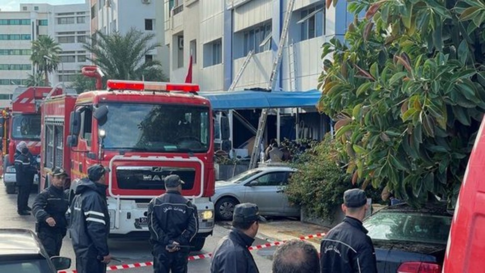 العثور على جثة متفحمة بمقر حزب النهضة التونسي