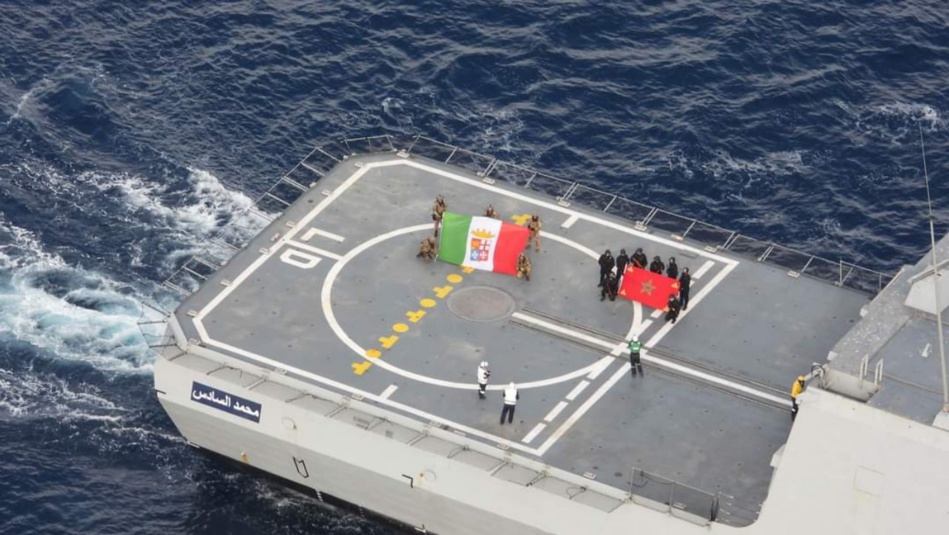 مناورات بحرية مشتركة بين المغرب وإيطاليا