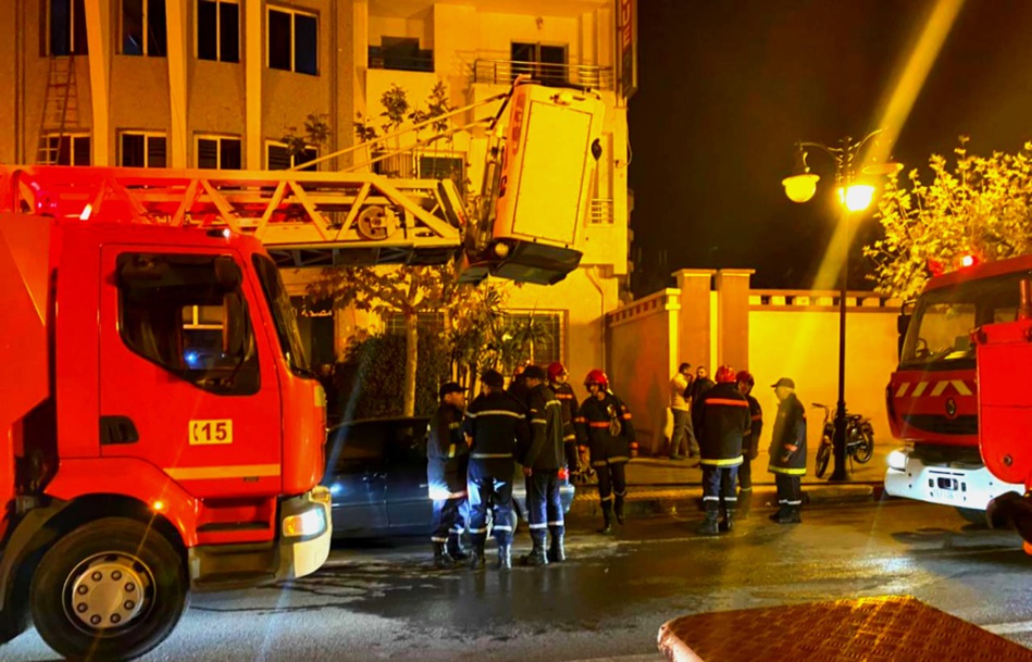 مصحة استشفائية خاصة تتعرض للحريق بوجدة مصحة استشفائية خاصة تتعرض للحريق بوجدة