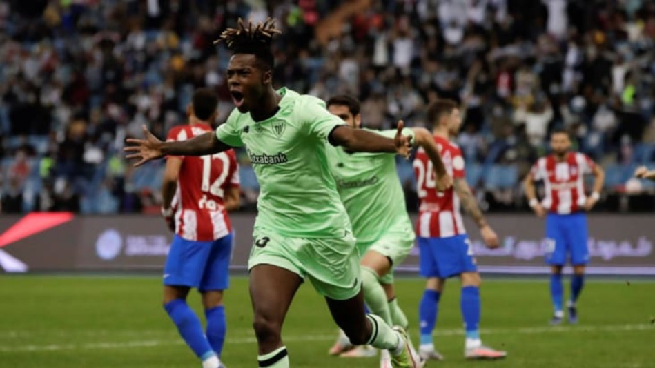 بيلباو يتجاوز أتليتكو ويضرب موعدا مع الريال في نهائي كأس السوبر بيلباو يتجاوز أتليتكو ويضرب موعدا مع الريال في نهائي كأس السوبر