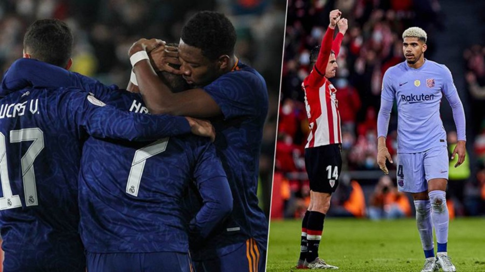 الريال ينجو من فخ إلتشي و بيلباو يزيح البارصا من منافسات كأس الملك الريال ينجو من فخ إلتشي و بيلباو يزيح البارصا من منافسات كأس الملك