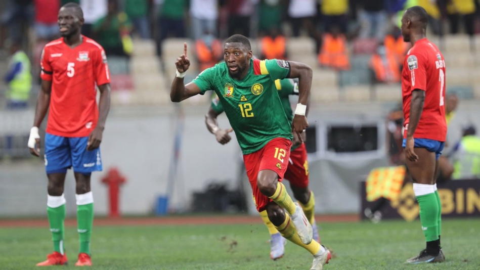 الكاميرون تنهي مغامرة غامبيا في الكان وتبلغ نصف النهائي الكاميرون تنهي مغامرة غامبيا في الكان وتبلغ نصف النهائي