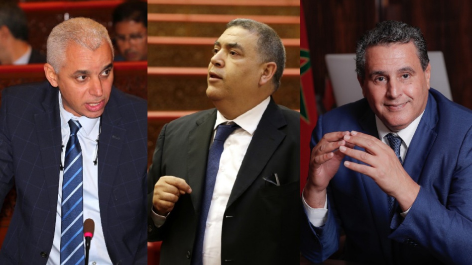 أخنوش ولفتيت وايت طالب يجتمعون برؤساء الأحزاب السياسية الممثلة في البرلمان أخنوش ولفتيت وايت طالب يجتمعون برؤساء الأحزاب السياسية الممثلة في البرلمان