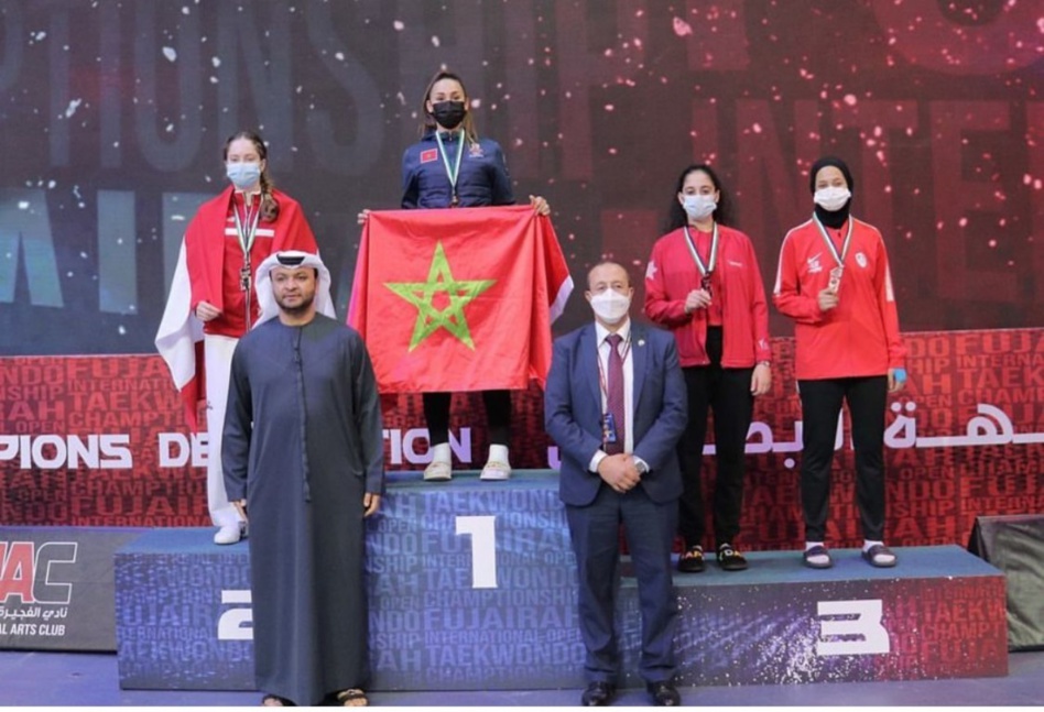 نتيجة مشرفة للمنتخب الوطني المغربي للتايكوندو بإمارة الفجيرة