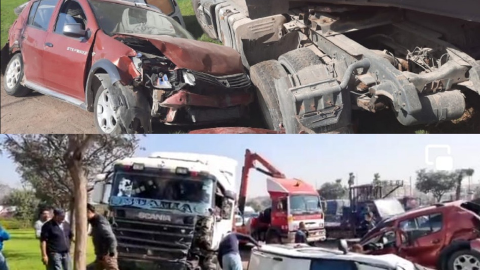 حادث سير خطير يشل حركة السير بمدخل البيضاء حادث سير خطير يشل حركة السير بمدخل البيضاء