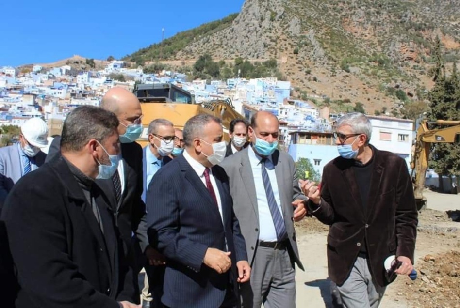 إطلاق أشغال بناء محلات وملعب بمدينة شفشاون إطلاق أشغال بناء محلات وملعب بمدينة شفشاون