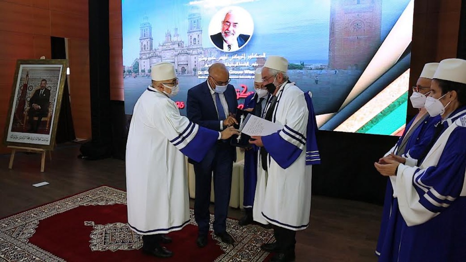 جامعة محمد الخامس بالرباط تمنح الدكتورة الفخرية لرئيس الجامعة الوطنية المستقلة للمكسيك جامعة محمد الخامس بالرباط تمنح الدكتورة الفخرية لرئيس الجامعة الوطنية المستقلة للمكسيك