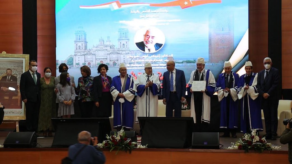 جامعة محمد الخامس بالرباط تمنح الدكتورة الفخرية لرئيس الجامعة الوطنية المستقلة للمكسيك جامعة محمد الخامس بالرباط تمنح الدكتورة الفخرية لرئيس الجامعة الوطنية المستقلة للمكسيك