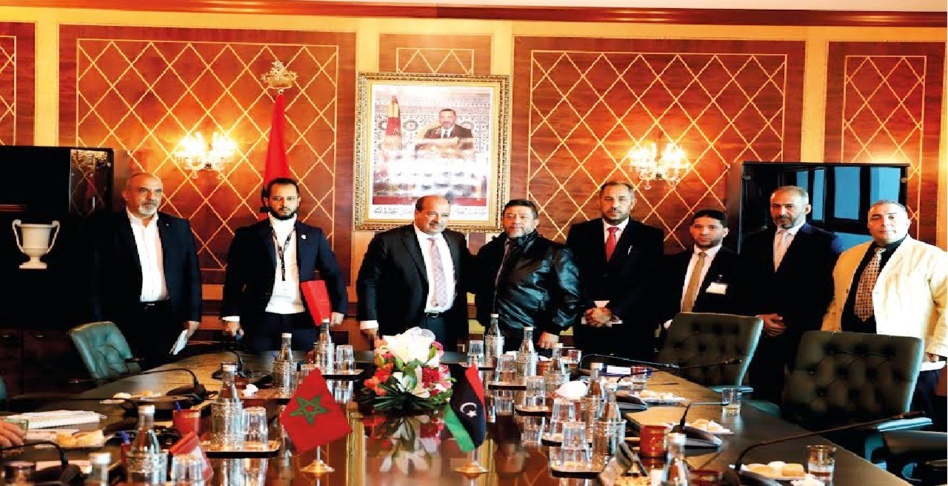 رئيس مجلس المستشارين يستقبل وفدا عن المجلس الوطني للحريات العامة وحقوق الإنسان في ليبيا