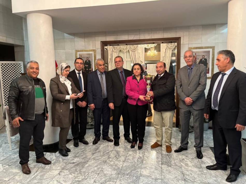 استقبال حافل للبعثة الوطنية للتايكوندو من طرف سفيرة صاحب الجلالة ببلغاريا استقبال حافل للبعثة الوطنية للتايكوندو من طرف سفيرة صاحب الجلالة ببلغاريا