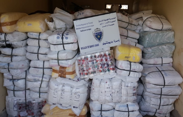 حجز 16 طنا من الأكياس البلاستيكية حجز 16 طنا من الأكياس البلاستيكية