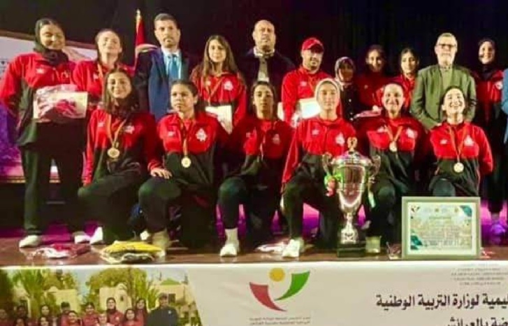 مديرية العرائش تستقبل بطلاتها المتوجات مديرية العرائش تستقبل بطلاتها المتوجات