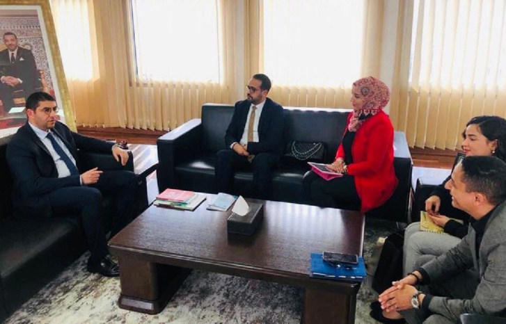 منتدى الصحافيين الشباب يجري مشاورات مع وزير التواصل  منتدى الصحافيين الشباب يجري مشاورات مع وزير التواصل