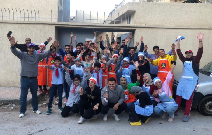 الكشاف المغربي توفر موائد الرحمان لعشرات المستفيدين