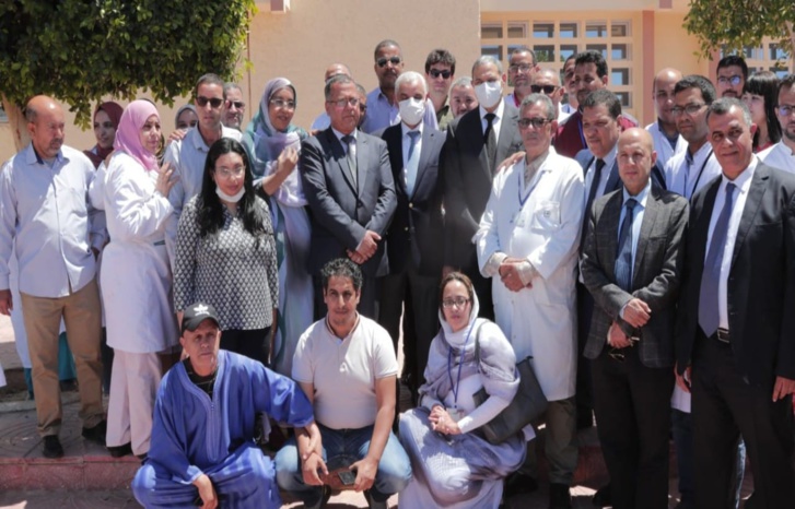 وزير الصحة والحماية الاجتماعية يتفقد مشاريع صحية بجهة العيون الساقية الحمراء وزير الصحة والحماية الاجتماعية يتفقد مشاريع صحية بجهة العيون الساقية الحمراء