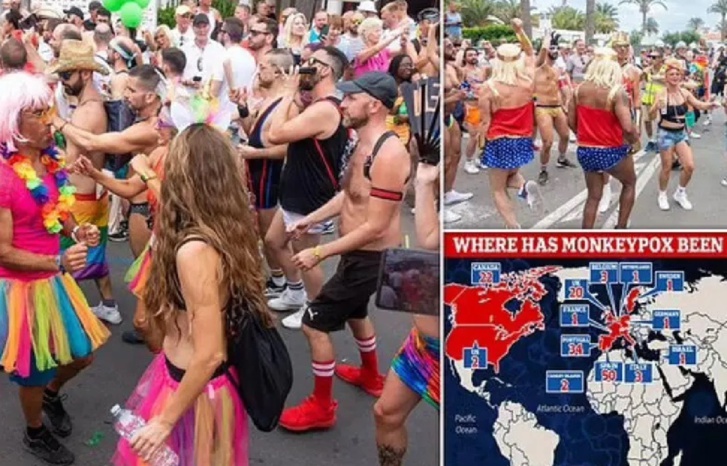 شكوك تحوم حول انتشار فيروس القردة بسبب مهرجان المثليين شكوك تحوم حول انتشار فيروس القردة بسبب مهرجان المثليين