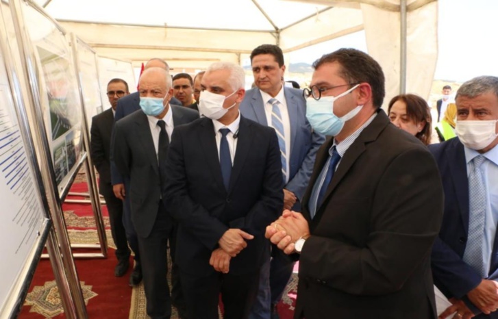 آيت الطالب في زيارة تفقدية لورش بناء المركز الاستشفائي الإقليمي بوزان