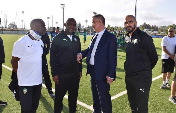 لقجع يلتقي بالركراكي وموسيماني لقجع يلتقي بالركراكي وموسيماني