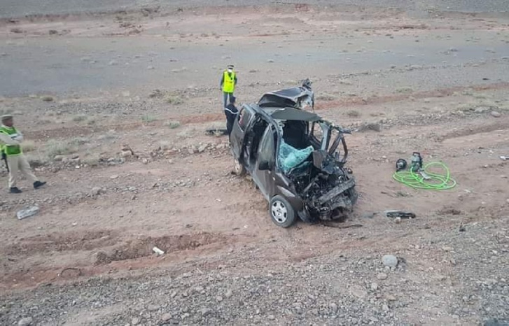 حادثة سير خطيرة بورزازات تخلف حالة وفاة حادثة سير خطيرة بورزازات تخلف حالة وفاة