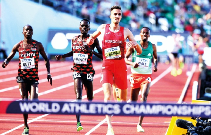 البقالي على بعد خطوة واحدة نحو التتويج بالذهب البقالي على بعد خطوة واحدة نحو التتويج بالذهب