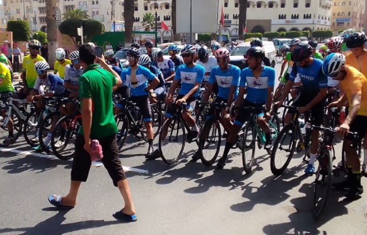 انطلاق المرحلة الثانية من طواف الدراجات لعصبة الدار البيضاءـسطات