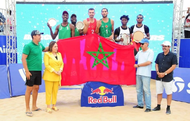 المنتخب المغربي يحرز لقب كرة الطائرة الشاطئية المنتخب المغربي يحرز لقب كرة الطائرة الشاطئية