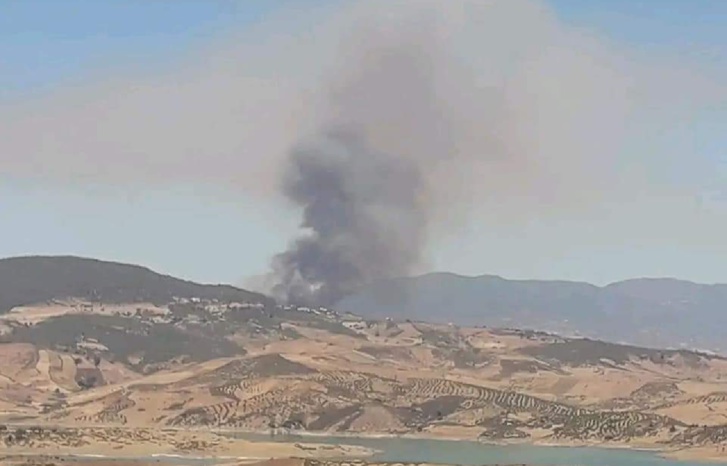 اندلاع حريق جديد بجماعة زعرورة بالعرائش اندلاع حريق جديد بجماعة زعرورة بالعرائش